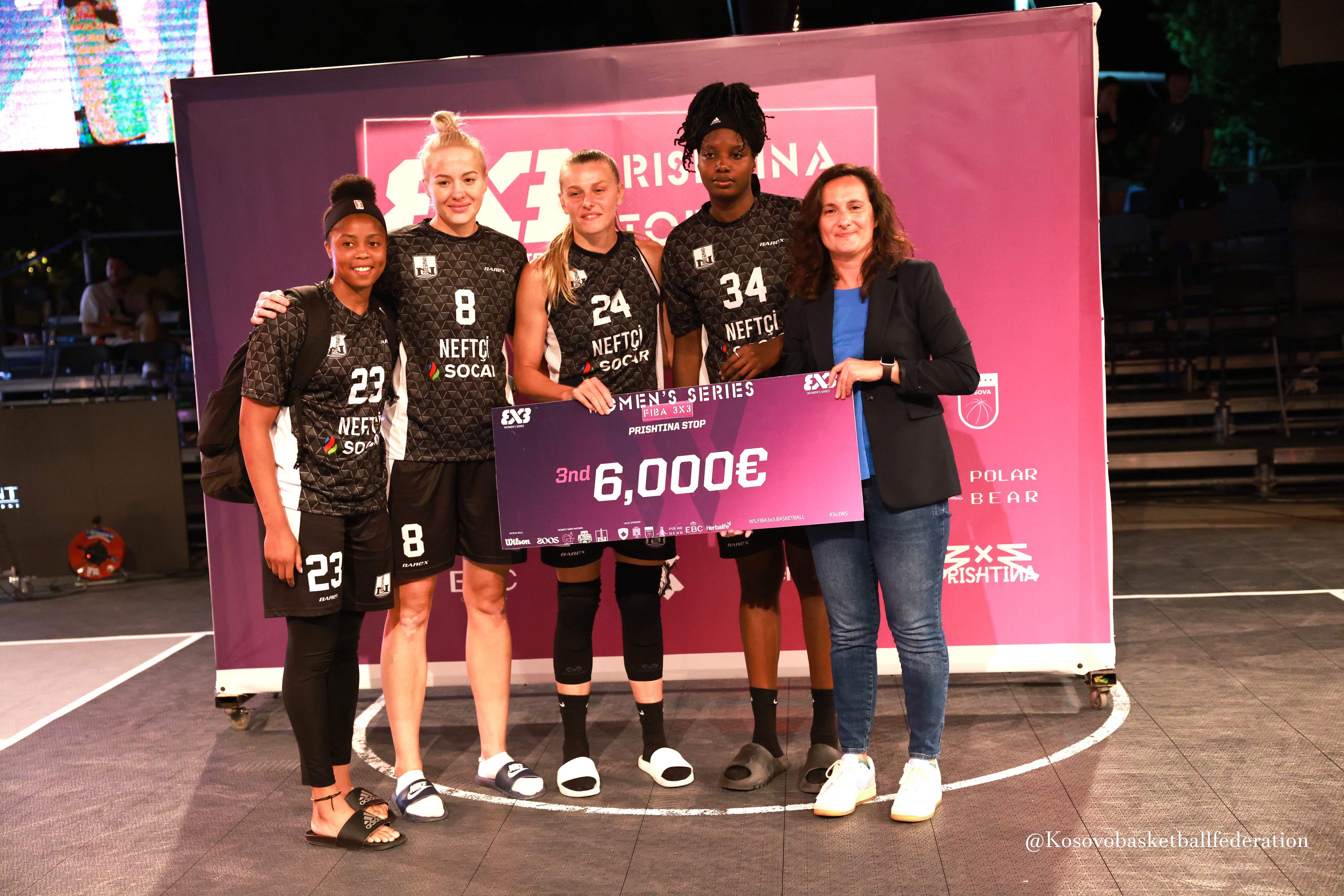 SHBA triumfon në FIBA 3x3 Women’s Series në Prishtinë